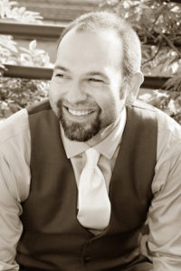 Black and white photo of Barry Lyga
